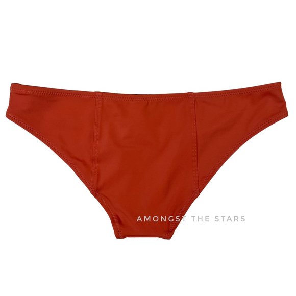 Solid & Striped The Isabella Rust Orange Bikini Bottom - Picture 8 of 8